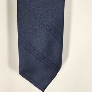 Ketch Blue on Blue Diagonal Striped Tie